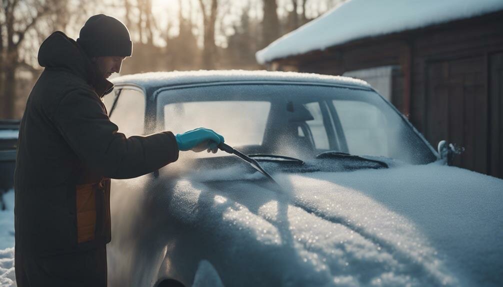 car detailing in winter