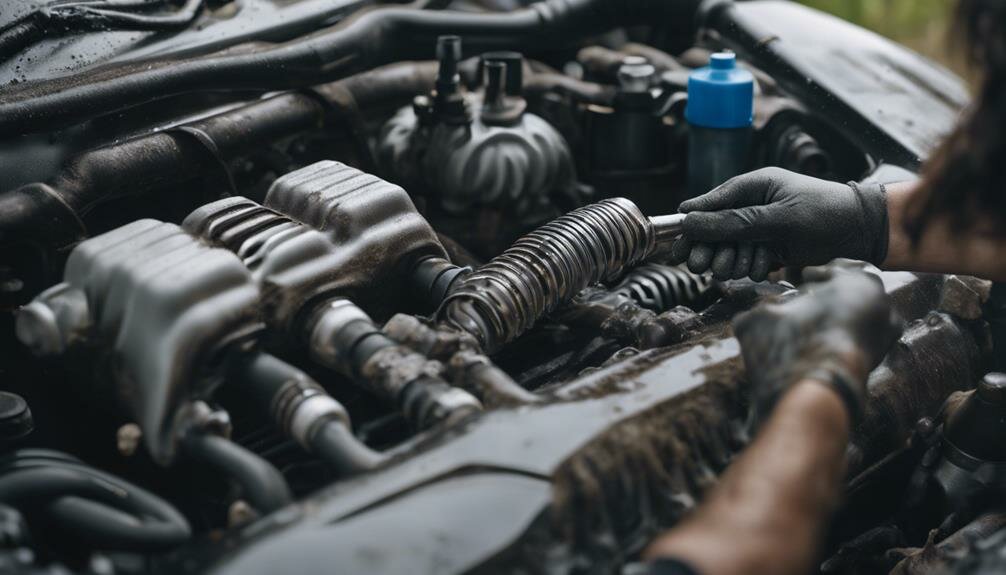 engine bay detailing process